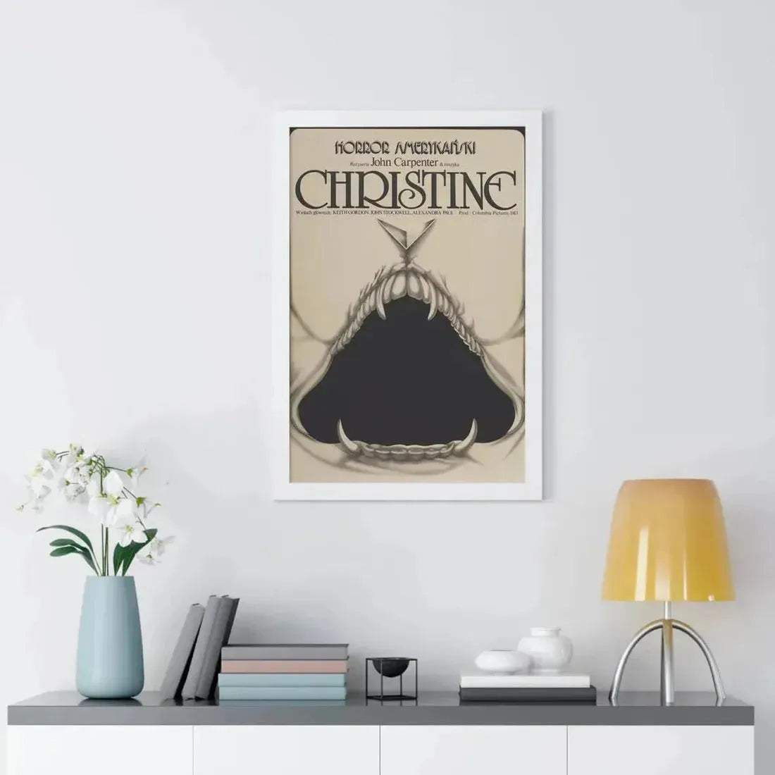 CHRISTINE (POLISH) 1983 - Framed Movie Poster - The Sticker Space