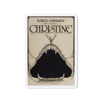 CHRISTINE (POLISH) 1983 Movie Poster - Refrigerator Magnet 3 Inch - The Sticker Space