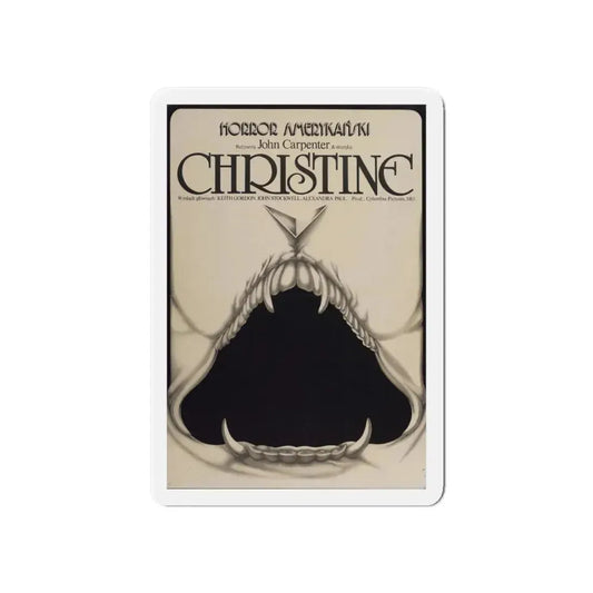 CHRISTINE (POLISH) 1983 Movie Poster - Refrigerator Magnet 6 Inch - The Sticker Space