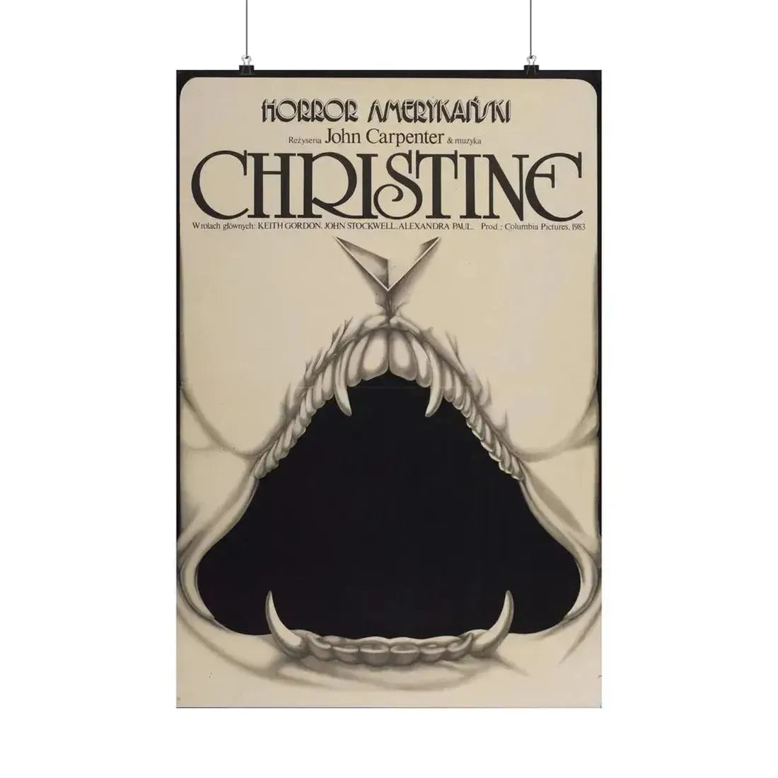 CHRISTINE (POLISH) 1983 - Paper Movie Poster 20″ x 30″ Matte - The Sticker Space