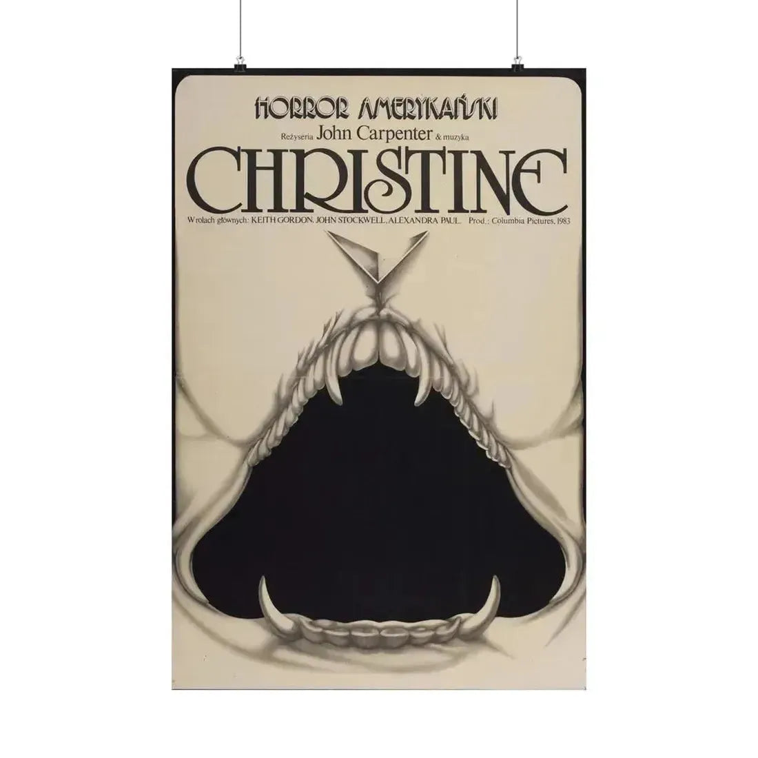 CHRISTINE (POLISH) 1983 - Paper Movie Poster 24″ x 36″ Matte - The Sticker Space