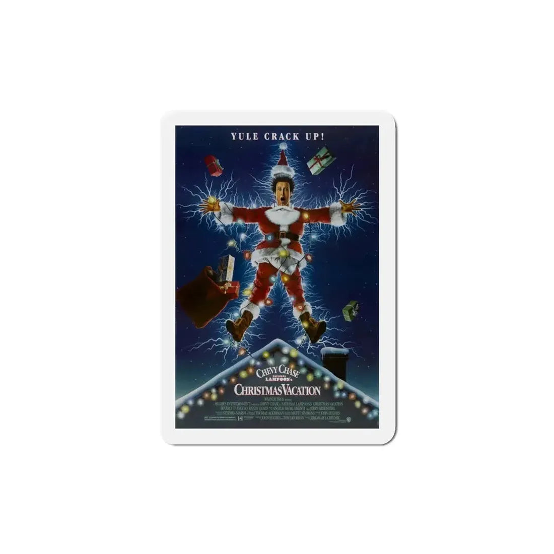 Christmas Vacation 1989 Movie Poster Refrigerator Magnet - The Sticker Space