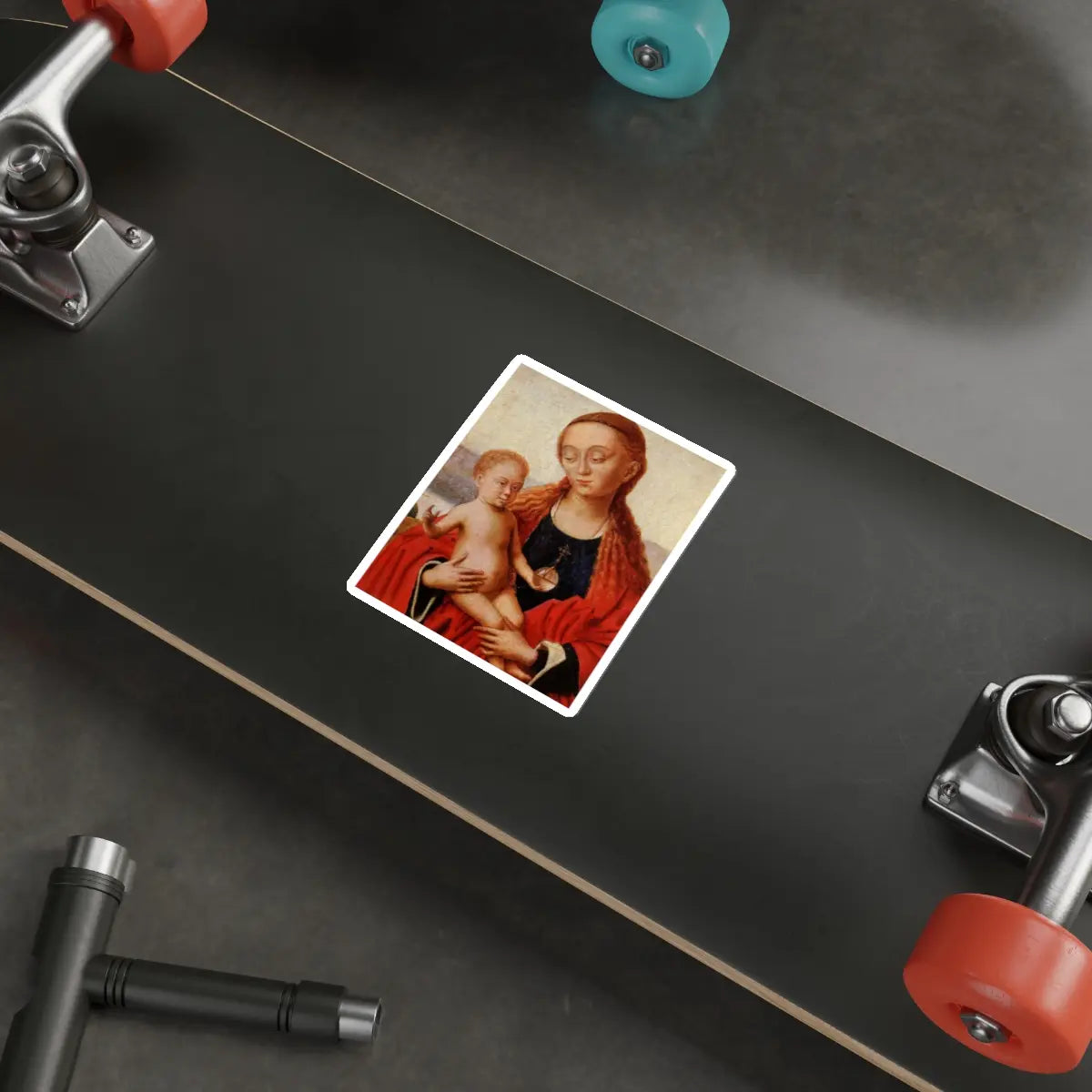 SKU:26030618886427402563 Sticker types:White Shape:Die-Cut Sizes:4" × 4"