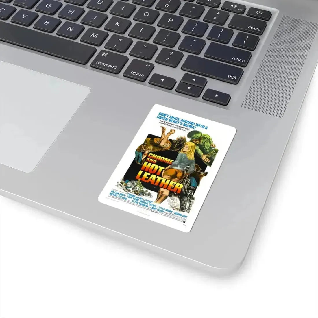 CHROME AND HOT LEATHER 1971 Movie Poster - STICKER Vinyl Kiss-Cut Decal - The Sticker Space