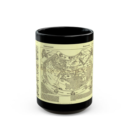 Chronicon Nurembergense Map (1493) (Map) Black Coffee Mug-15oz-The Sticker Space