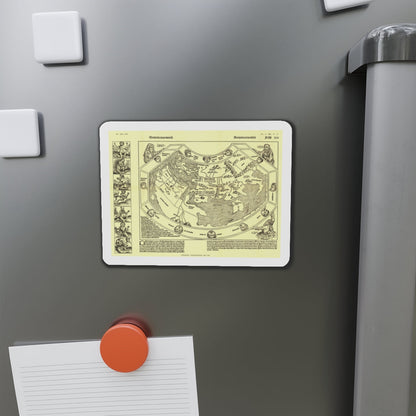 Chronicon Nurembergense Map (1493) (Map) Refrigerator Magnet-The Sticker Space