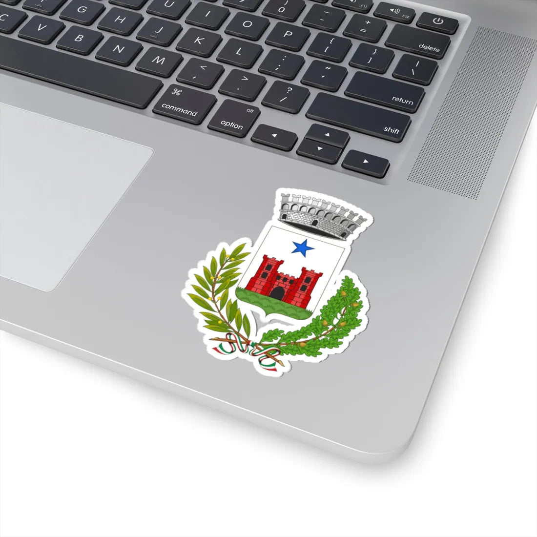 Châtillon-Stemma (Italy) (Coat of Arms) STICKER Vinyl Kiss-Cut Decal - The Sticker Space