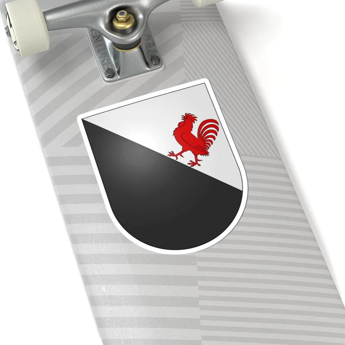 Châtonnaye-coat of arms (Switzerland) (Coat of Arms) STICKER Vinyl Kiss-Cut Decal - The Sticker Space