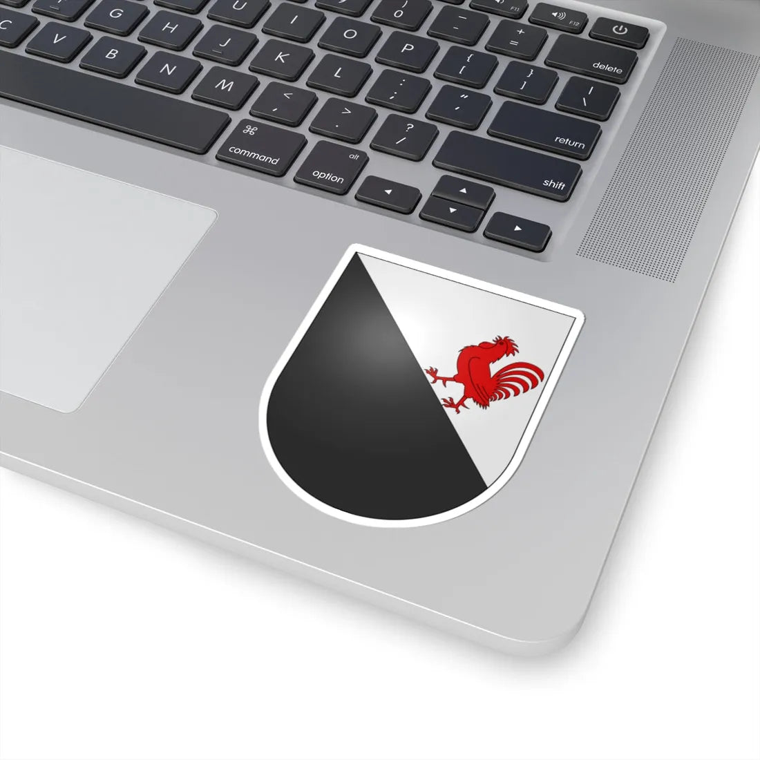Châtonnaye-coat of arms (Switzerland) (Coat of Arms) STICKER Vinyl Kiss-Cut Decal - The Sticker Space