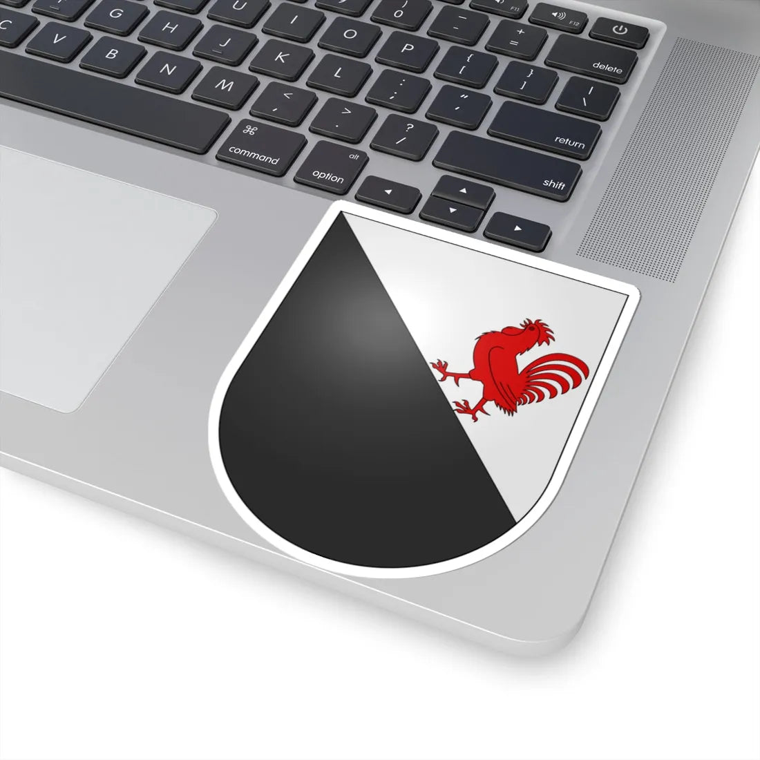 Châtonnaye-coat of arms (Switzerland) (Coat of Arms) STICKER Vinyl Kiss-Cut Decal - The Sticker Space