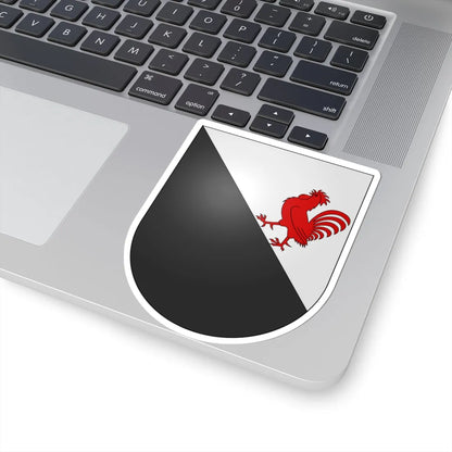 Châtonnaye-coat of arms (Switzerland) (Coat of Arms) STICKER Vinyl Kiss-Cut Decal - The Sticker Space