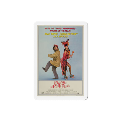 Chu Chu and the Philly Flash 1981 Movie Poster Die-Cut Magnet-2" x 2"-The Sticker Space