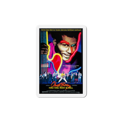 Chuck Berry Hail! Hail! Rock 'n' Roll 1987 Movie Poster Die-Cut Magnet-5" x 5"-The Sticker Space