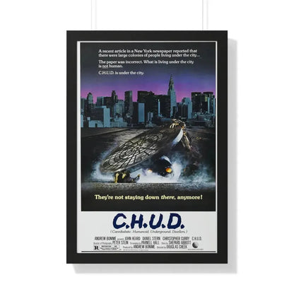 C.H.U.D. 1984 - Framed Movie Poster 20" x 30" Black - The Sticker Space