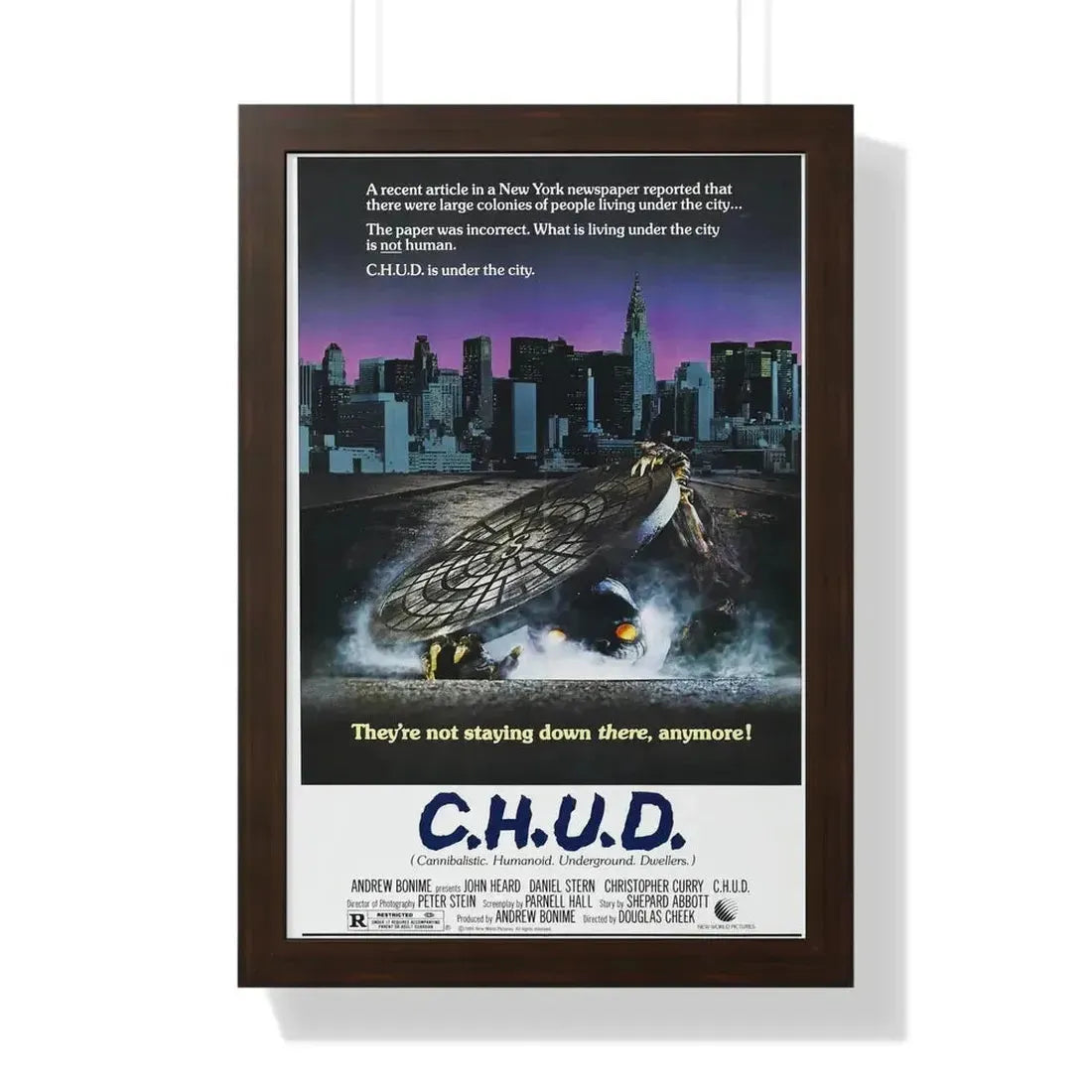 C.H.U.D. 1984 - Framed Movie Poster - The Sticker Space