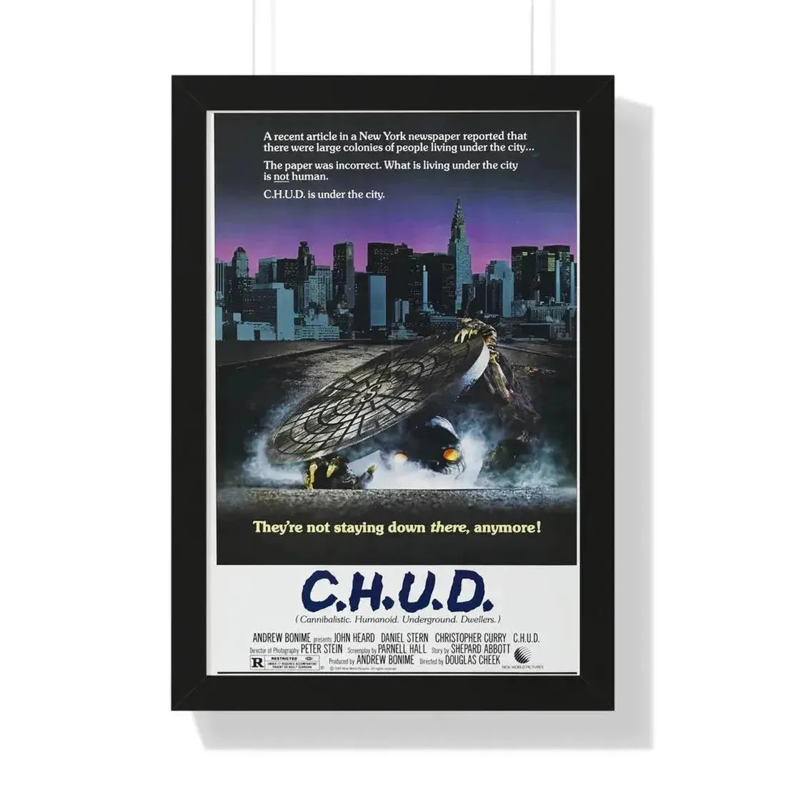 C.H.U.D. 1984 - Framed Movie Poster - The Sticker Space