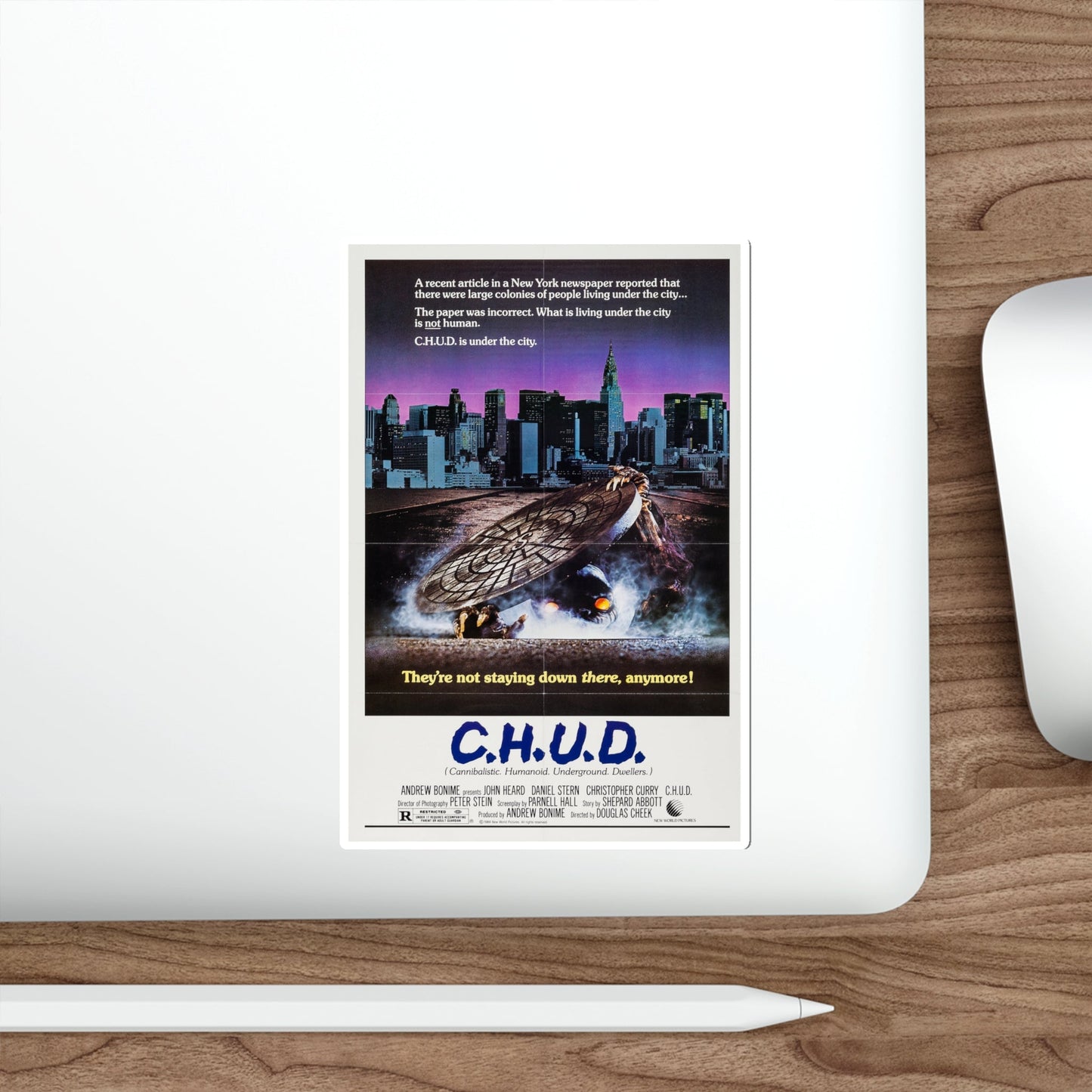 CHUD 1984 Movie Poster STICKER Vinyl Die-Cut Decal-The Sticker Space