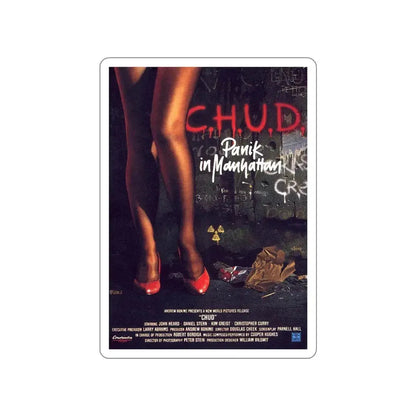 C.H.U.D. 1984 Movie Poster STICKER Vinyl Die-Cut Decal 5 Inch - The Sticker Space