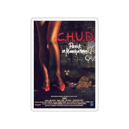 C.H.U.D. 1984 Movie Poster STICKER Vinyl Die-Cut Decal - The Sticker Space