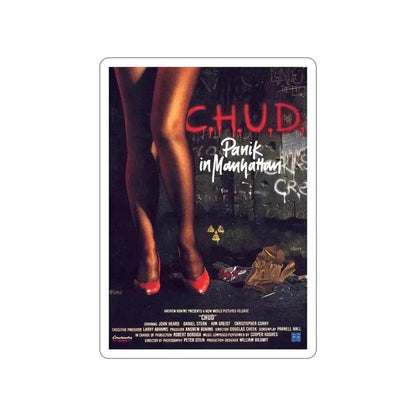 C.H.U.D. 1984 Movie Poster STICKER Vinyl Die-Cut Decal - The Sticker Space