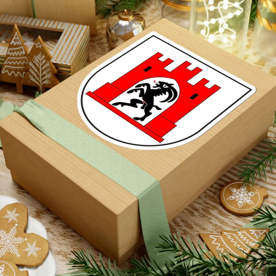 Chur wappen (Switzerland) (Coat of Arms) STICKER Vinyl Kiss-Cut Decal - The Sticker Space