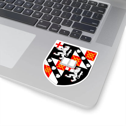 Churchill College Cambridge arms (England) (Coat of Arms) STICKER Vinyl Kiss-Cut Decal - The Sticker Space