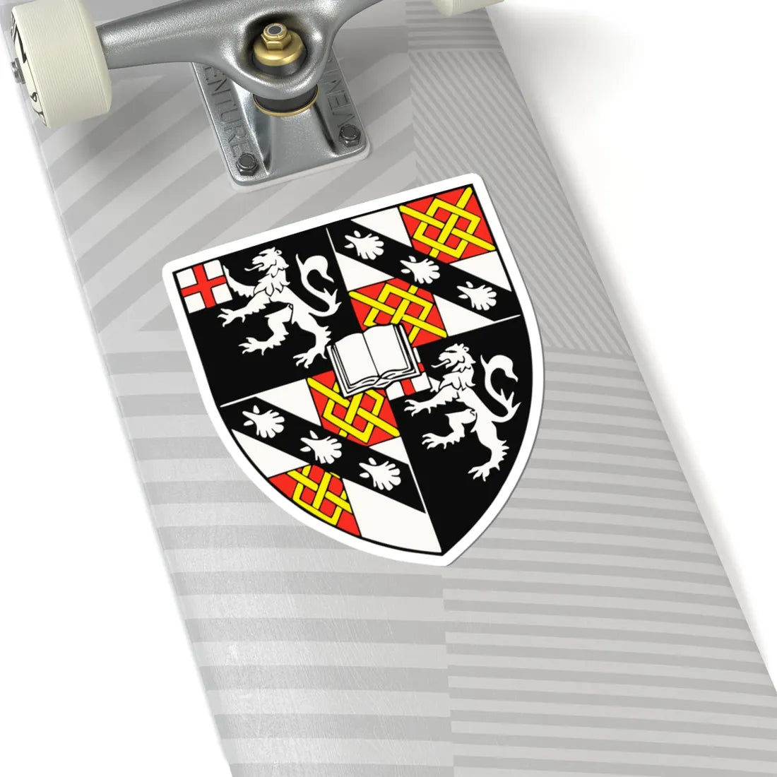 Churchill College Crest (England) (Coat of Arms) STICKER Vinyl Kiss-Cut Decal - The Sticker Space