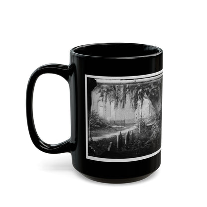 Churchyard With Graves (U.S. Civil War) Black Coffee Mug-The Sticker Space