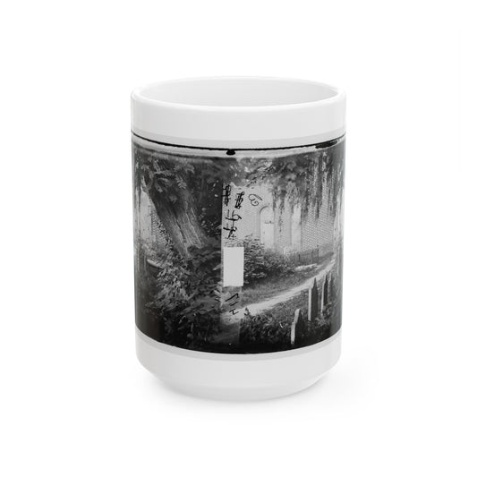 Churchyard With Graves (U.S. Civil War) White Coffee Mug-15oz-The Sticker Space