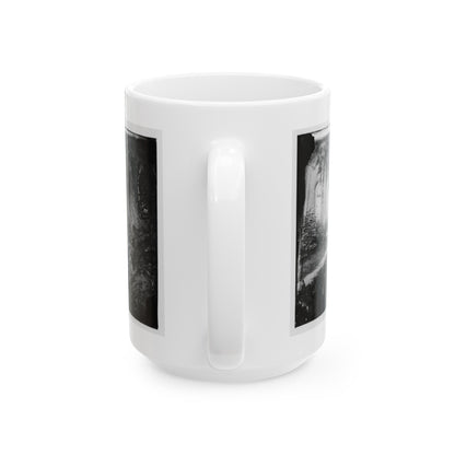 Churchyard With Graves (U.S. Civil War) White Coffee Mug-The Sticker Space