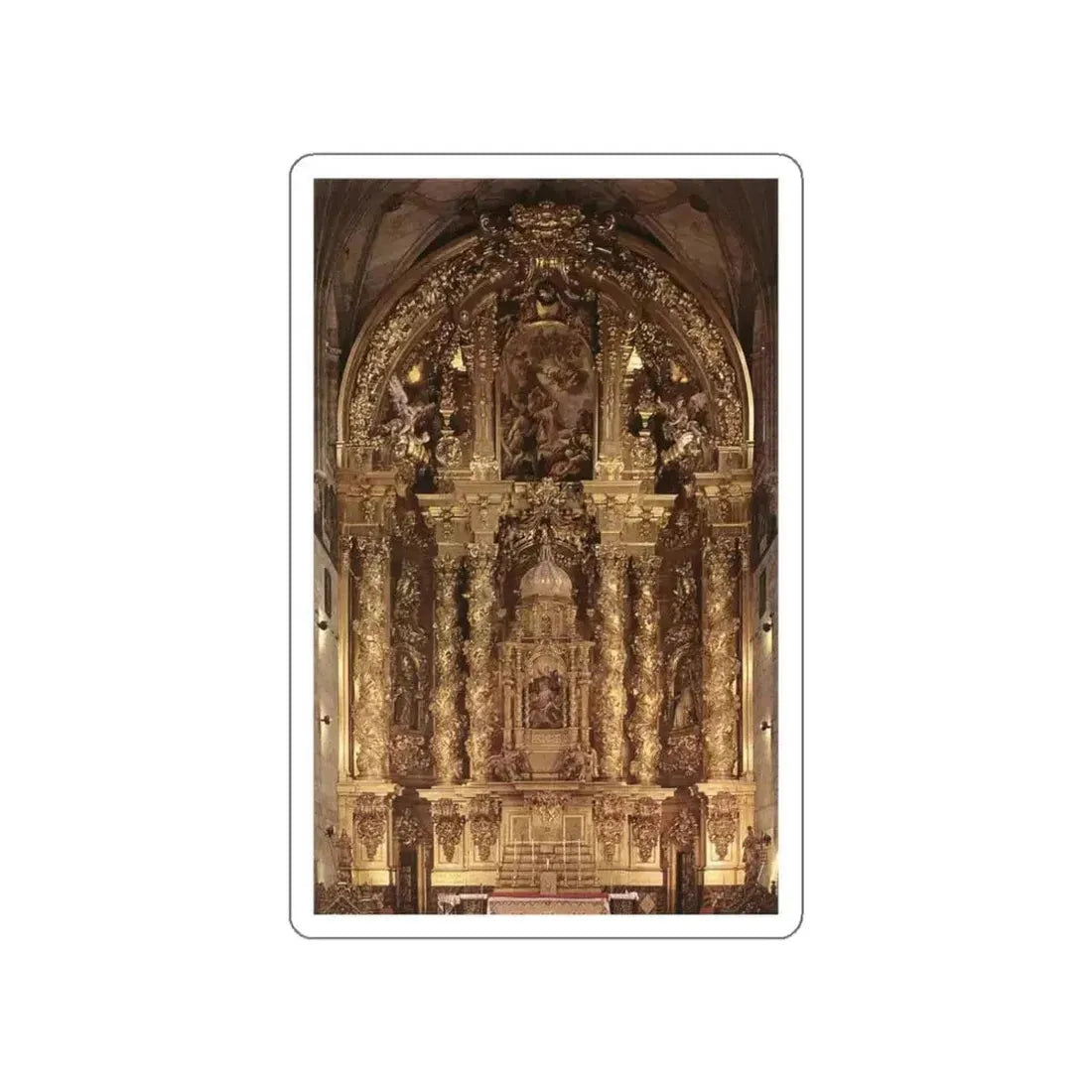 CHURRIGUERA, Jose Benito - Main Altar (Artwork) STICKER Vinyl Die-Cut Decal - The Sticker Space
