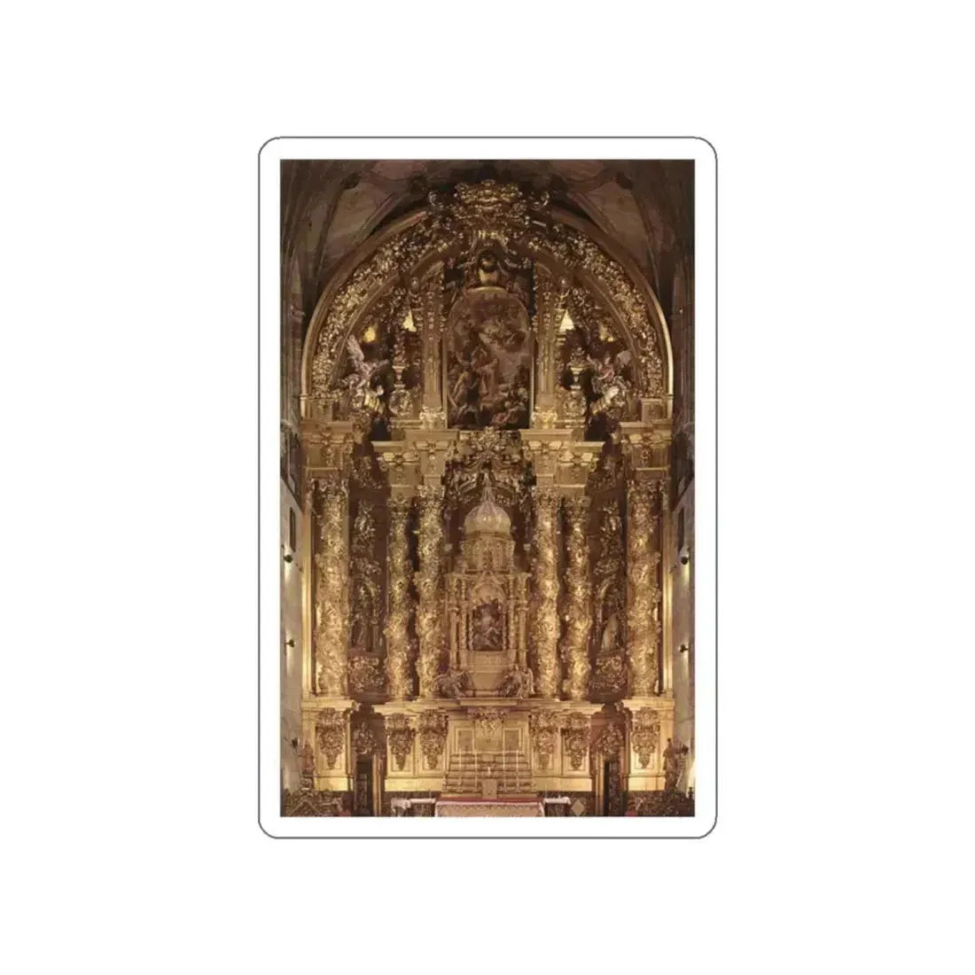 CHURRIGUERA, Jose Benito - Main Altar (Artwork) STICKER Vinyl Die-Cut Decal White Die-Cut 2 Inch - The Sticker Space