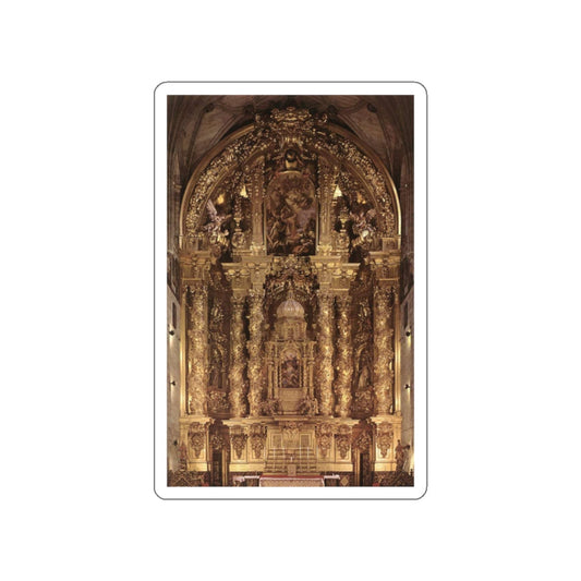 CHURRIGUERA, Jose Benito - Main Altar (Artwork) STICKER Vinyl Die-Cut Decal-White-The Sticker Space