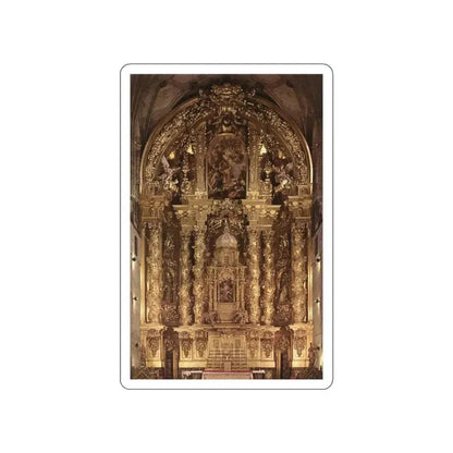 CHURRIGUERA, Jose Benito - Main Altar (Artwork) STICKER Vinyl Die-Cut Decal White Die-Cut 3 Inch - The Sticker Space