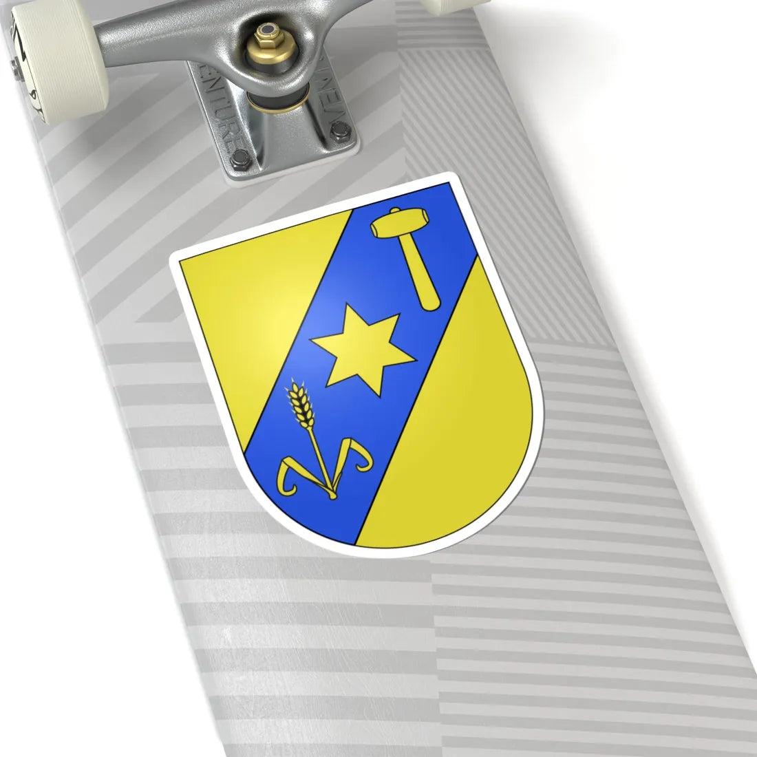 Churwalden-coat of arms (Switzerland) (Coat of Arms) STICKER Vinyl Kiss-Cut Decal - The Sticker Space