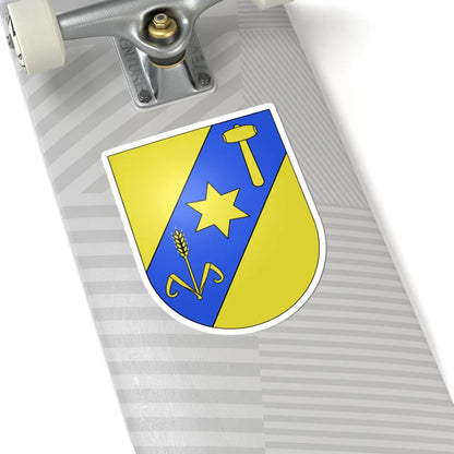Churwalden-coat of arms (Switzerland) (Coat of Arms) STICKER Vinyl Kiss-Cut Decal - The Sticker Space