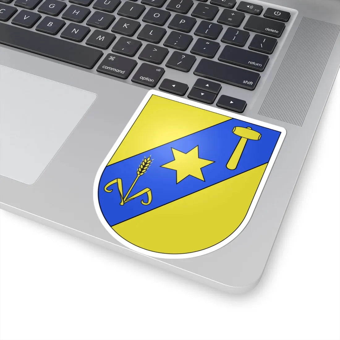 Churwalden-coat of arms (Switzerland) (Coat of Arms) STICKER Vinyl Kiss-Cut Decal - The Sticker Space