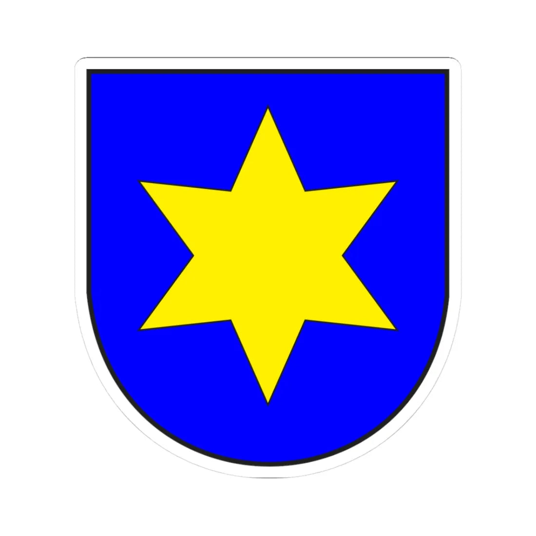 Churwalden Kreis wappen (Switzerland) (Coat of Arms) STICKER Vinyl Kiss-Cut Decal 3 Inch White - The Sticker Space