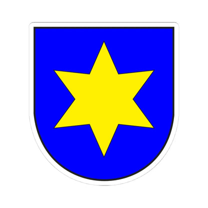 Churwalden Kreis wappen (Switzerland) (Coat of Arms) STICKER Vinyl Kiss-Cut Decal 4 Inch White - The Sticker Space