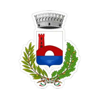 Cicagna-Stemma (Italy) (Coat of Arms) STICKER Vinyl Kiss-Cut Decal 6 Inch White - The Sticker Space