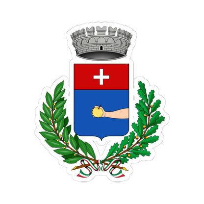 Cicciano-Stemma (Italy) (Coat of Arms) STICKER Vinyl Kiss-Cut Decal 4 Inch White - The Sticker Space