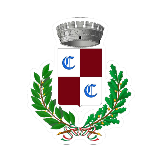 Cigliè-Stemma (Italy) (Coat of Arms) STICKER Vinyl Kiss-Cut Decal 2 Inch White - The Sticker Space