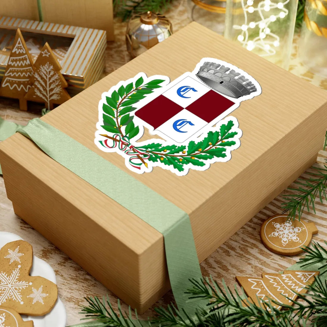 Cigliè-Stemma (Italy) (Coat of Arms) STICKER Vinyl Kiss-Cut Decal - The Sticker Space