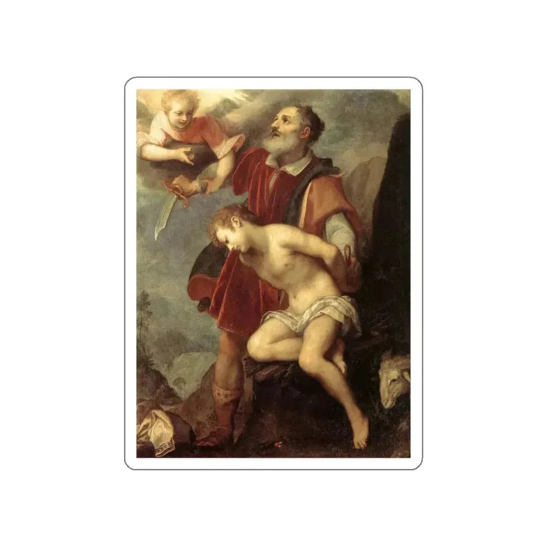CIGOLI - The Sacrifice of Isaac (Artwork) STICKER Vinyl Die-Cut Decal White Die-Cut 4 Inch - The Sticker Space
