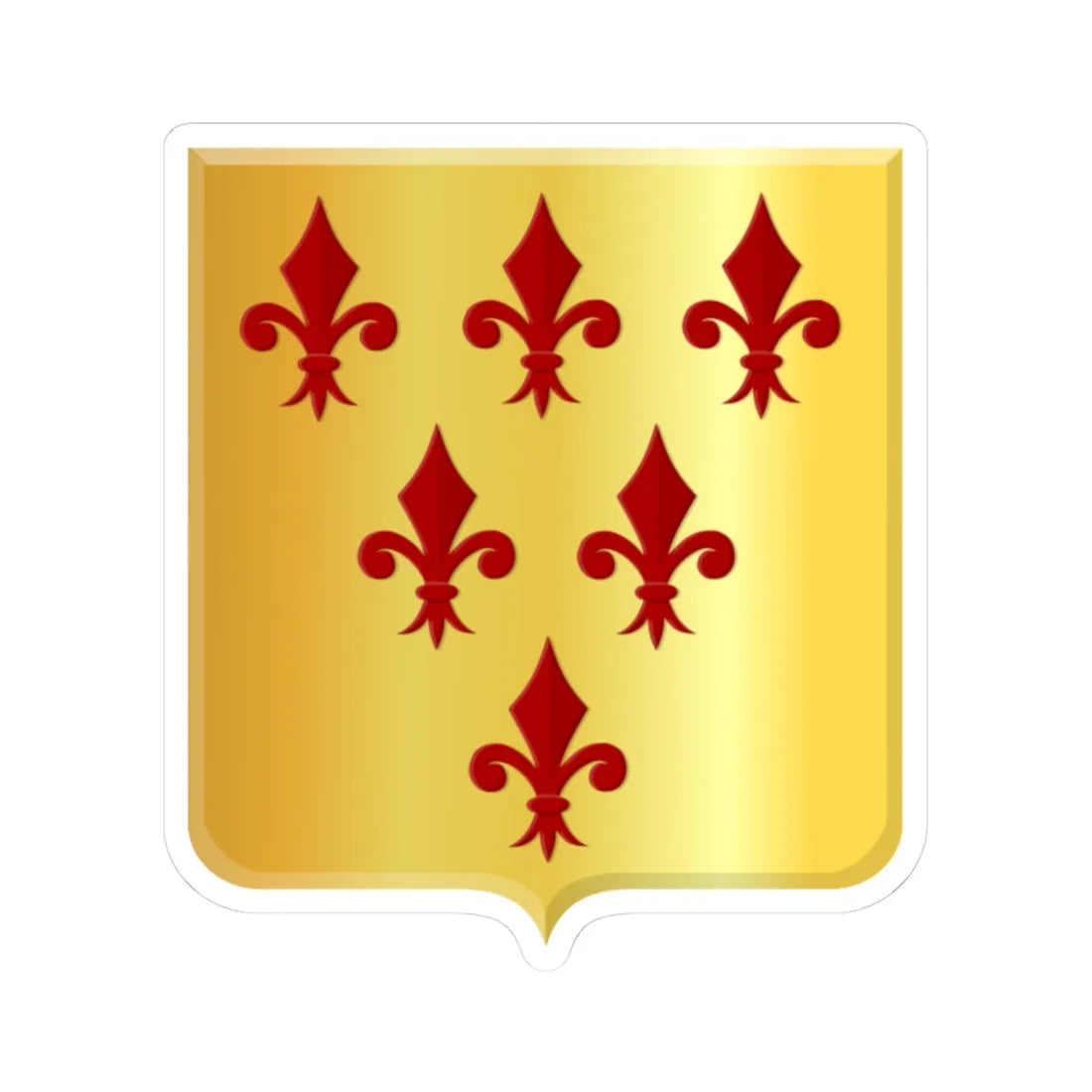 Cillaarshoek wapen (Netherlands) (Coat of Arms) STICKER Vinyl Kiss-Cut Decal 3 Inch White - The Sticker Space