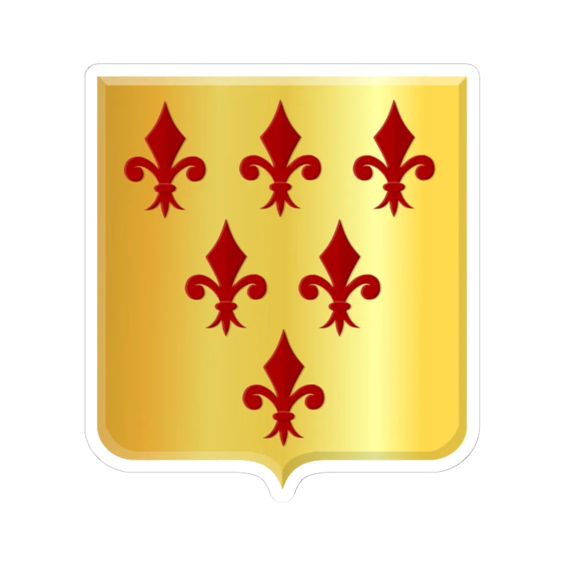 Cillaarshoek wapen (Netherlands) (Coat of Arms) STICKER Vinyl Kiss-Cut Decal 6 Inch White - The Sticker Space