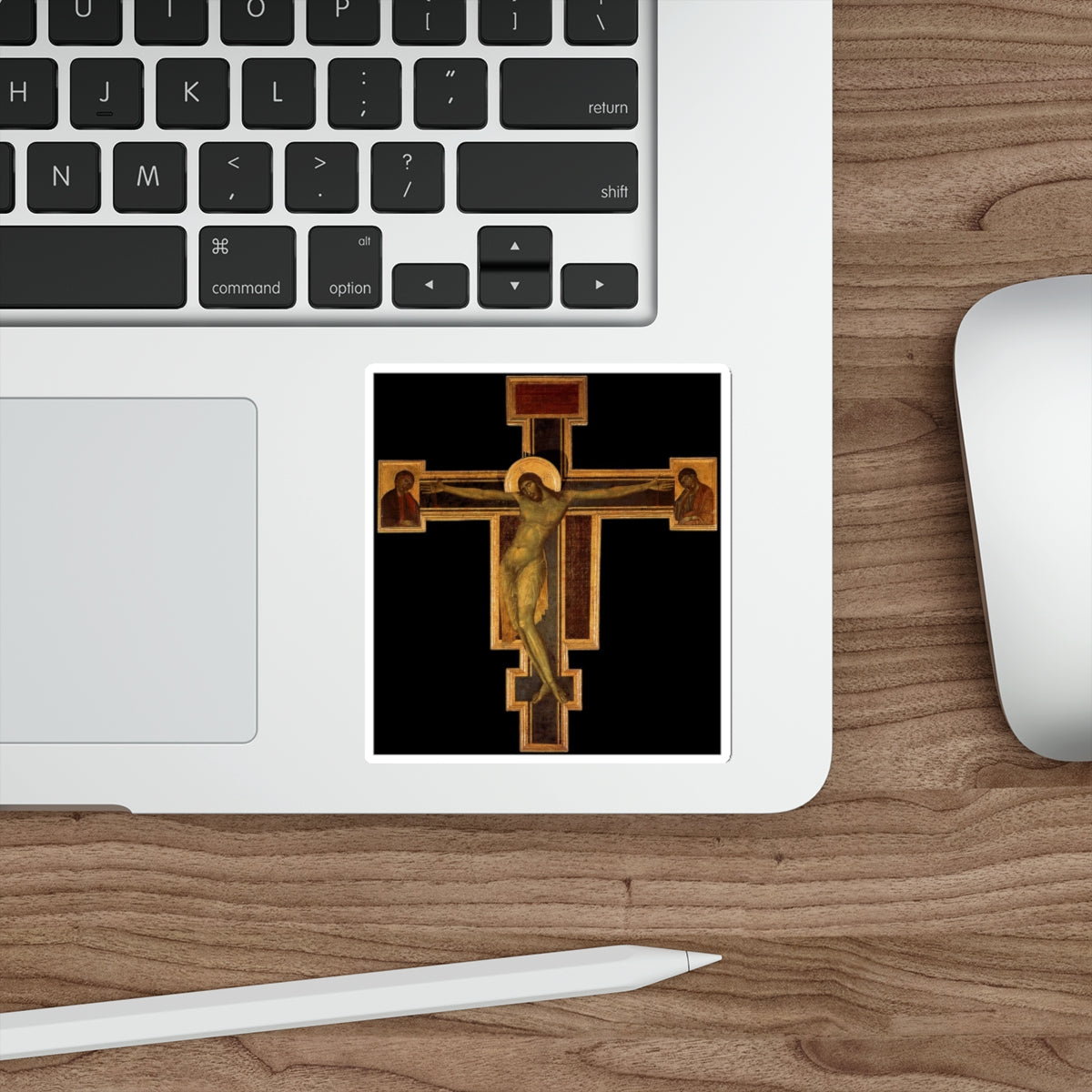 CIMABUE - -crucifixion- Crucifix (detail)4 (Artwork) STICKER Vinyl Die-Cut Decal-The Sticker Space