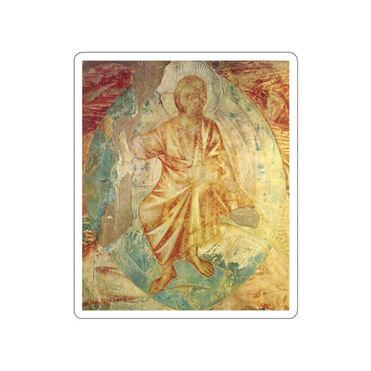 CIMABUE - -frescoes- Apocalyptical Christ (detail) (Artwork) STICKER Vinyl Die-Cut Decal-White-The Sticker Space