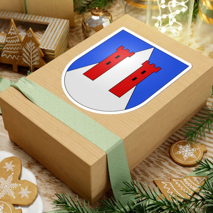 Cimadera-coat of arms (Switzerland) (Coat of Arms) STICKER Vinyl Kiss-Cut Decal - The Sticker Space