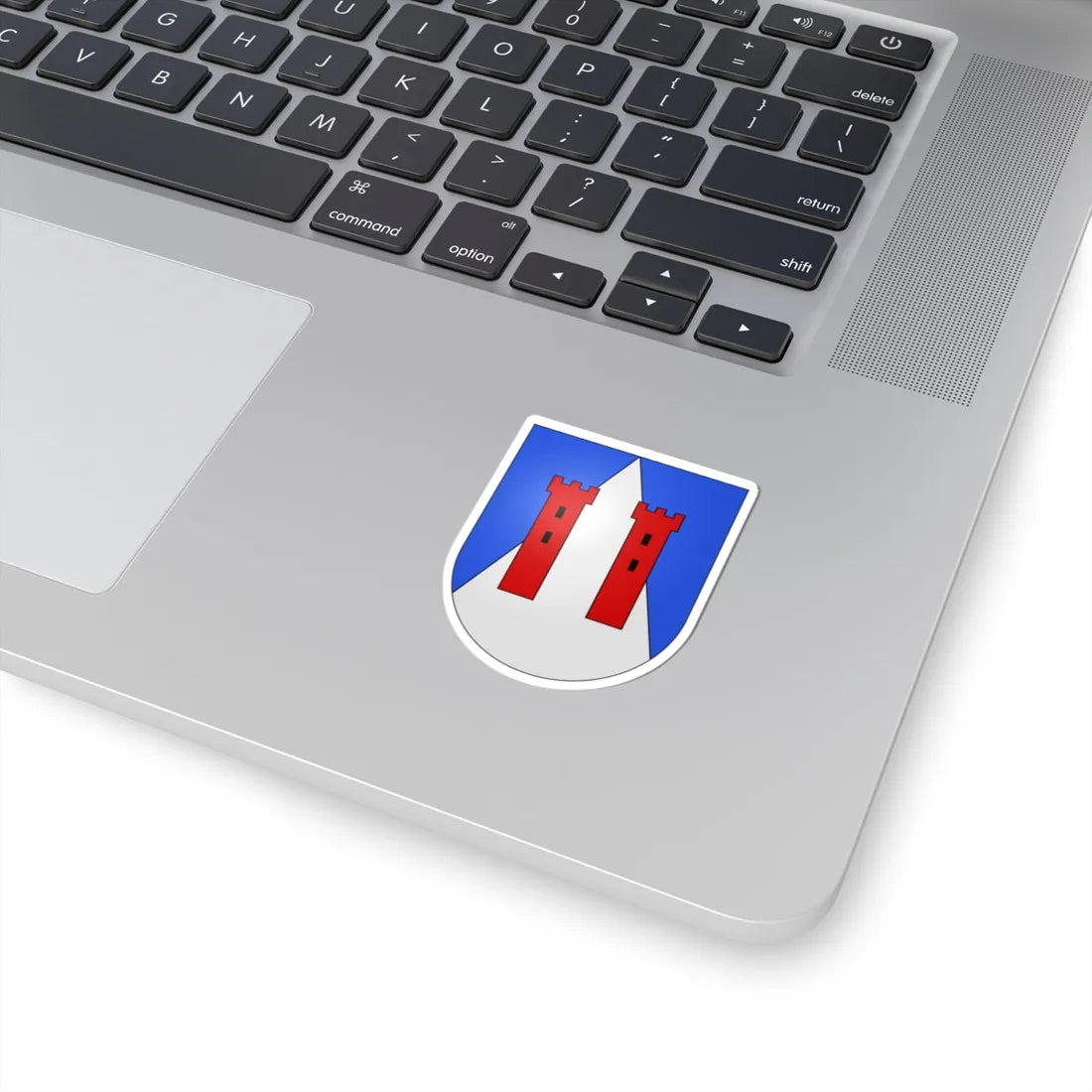Cimadera-coat of arms (Switzerland) (Coat of Arms) STICKER Vinyl Kiss-Cut Decal - The Sticker Space